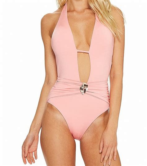 Trina Turk Women S One Piece Hardware Cutout Swimwear Walmart