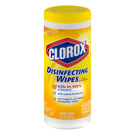 Clorox Disinfecting Wipes Crisp Lemon 35CT | Garden Grocer