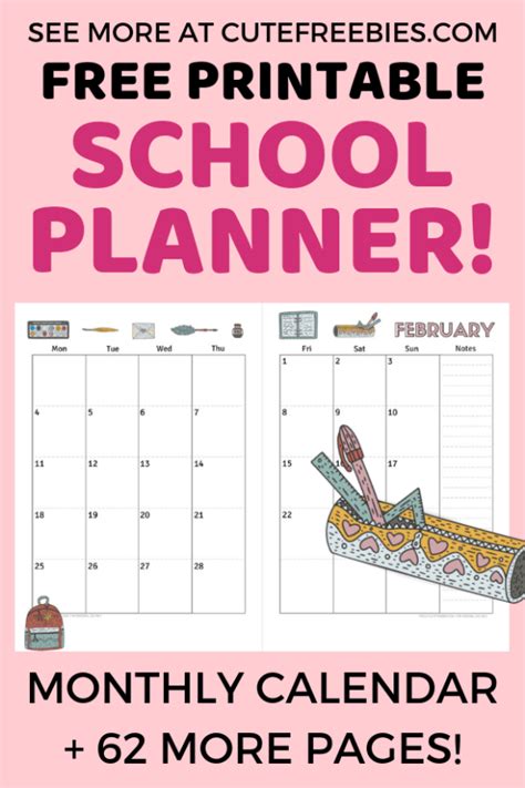 Free 2020 Calendar Printable Planner Pdf Printables And Inspirations