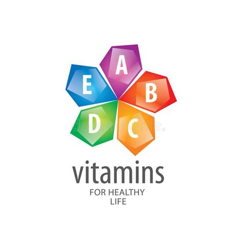 What do the leaves on a vitamin logo mean? Vector logo vitamins stock vector. Illustration of eating ...