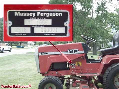 Massey Ferguson 1655 Tractor Information