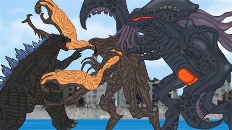 Mutopus Prime Godzilla 2014 Vs Muto Prime And Mutopus Prime Pikky