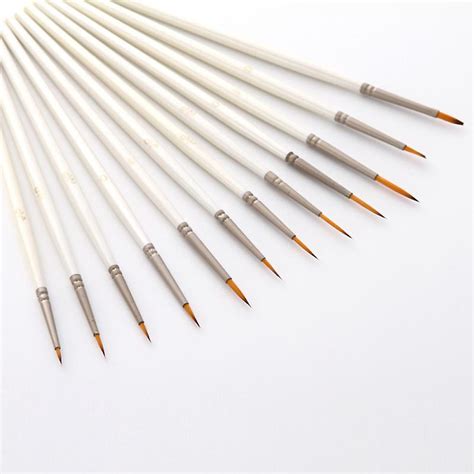 12pcs Nylon Hair Art Paint Brush Set Multifunctional Painting Brush Art