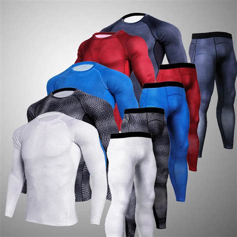men pro quick dry compression long johns fitness winter gymming male spring autumn sporting runs
