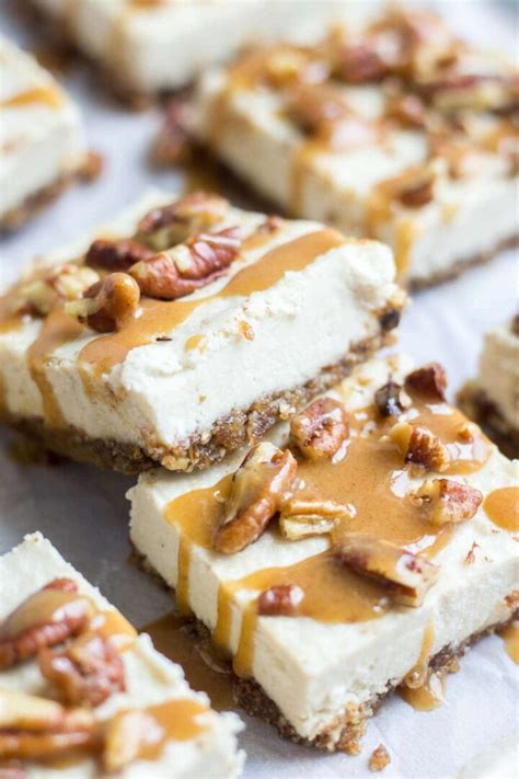 Turtle Vegan Cheesecake Bars What Molly Made