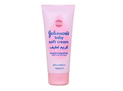 You can use the baby lotion on your face. Johnson's Baby Soft Cream (Imported) - 100 ml