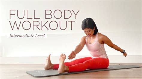 Min Full Body Workout Intermediate Pilates Class Youtube