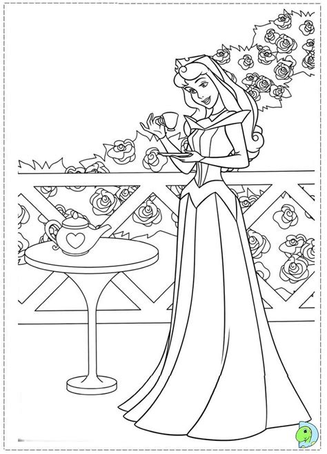 Sleeping Beauty Disney Coloring Page Coloriage La Belle Au Bois