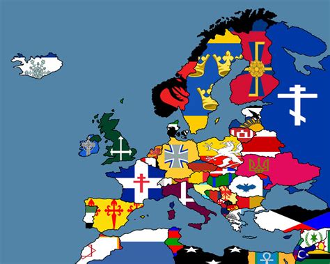 Alternate Flags Of Europe By Steampoweredwolf On Deviantart