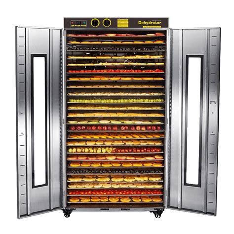 Stainless Steel 24 Trays Industrial Food Dehydrator Machine Leyisi Co