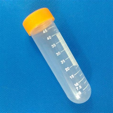 10pcslot 50ml Plastic Test Tubes Centrifuge Tubes With Screw Cap Round