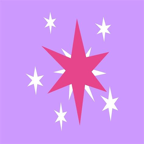 I was looking at the abraxo cleaner box in photoshop and it reminded me of twilight's cutie mark, so i made this. "My little Pony - Twilight Sparkle Cutie Mark" by ...