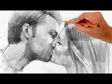 Highlight your drawing and apply necessary colors.you have reached the last step on how to draw anime people kissing. How to draw kissing people - Valentine's Day special - YouTube | Kissing drawing, Art drawings ...