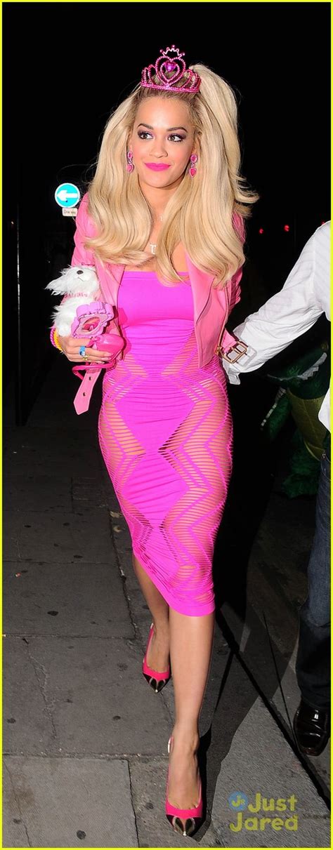 Rita Ora Looks Pretty In Pink As Barbie For Halloween Photo 737051
