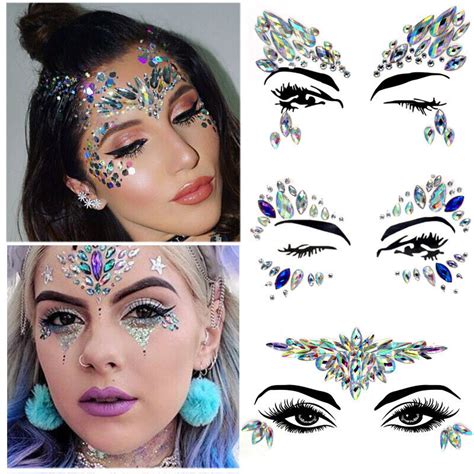 Mermaid Makeup Face Gems Saubhaya Makeup