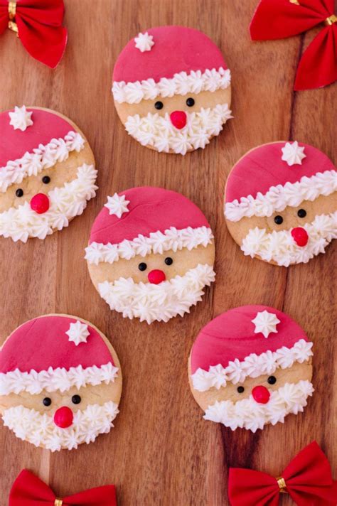 Super Easy Santa Sugar Cookies Perfection Pending