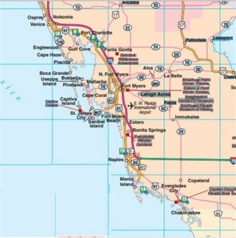 Southwestern Florida Map Time Zones Map
