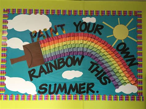 Love This Summer Bulletin Board For My Classroom