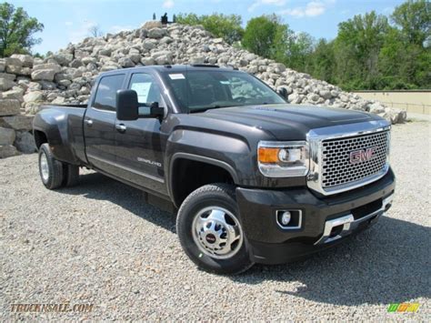 2015 Gmc Sierra 3500hd Denali Crew Cab 4x4 Dual Rear Wheel In Iridium