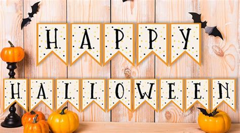 Halloween Banner Free Printable Free Printable Templates