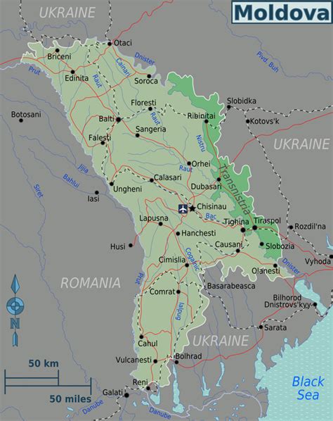Large Map Of Moldova Moldova Large Map Maps Of All