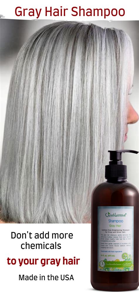 Silver Grey Hair Long Gray Hair Shampoo For Gray Hair Hair Shampoo