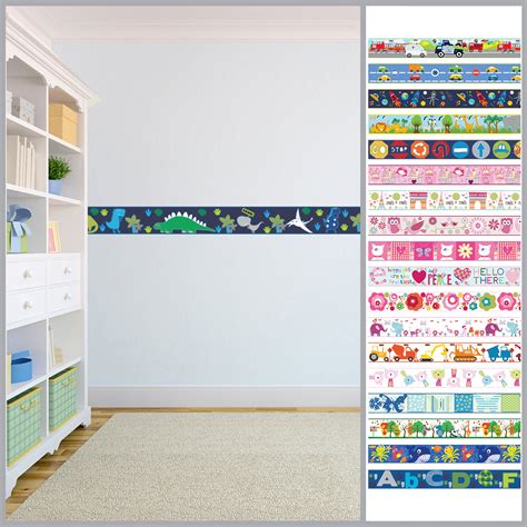 Rated 4.5 out of 5 stars. Wallpaper Borders Children's Kids Nursery Boys Girls ...