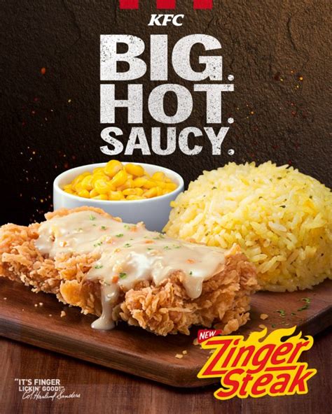 Enjoy Your Favourite Zinger Over Rice With The New Kfc Zinger Steak
