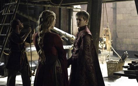 On Set Lena Headey As Cersei Lannister And Jack Gleeson As Joffrey