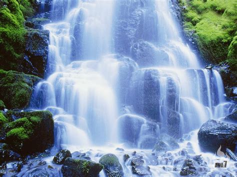 Beautiful Fresh Water Falls Wallpapers