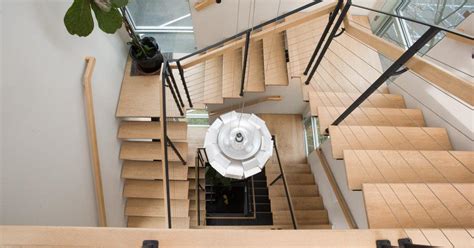 Square Spiral Staircase Floating Staircase Multilevel Staircase