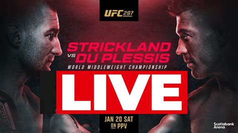 UFC 297 Strickland Vs Du Plessis LIVE STREAM YouTube