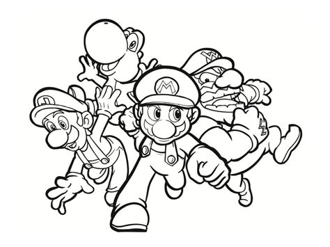 Coloriage Mario Bros Dessins Imprimer