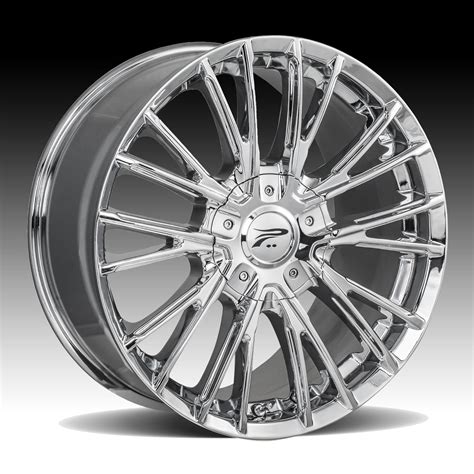 Platinum 437c Genesis Chrome Custom Wheels Rims Platinum Custom