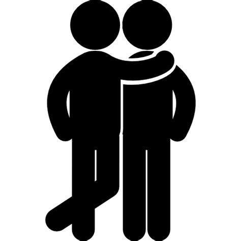 Two Friends Png Black And White Transparent Two Friends Black And White