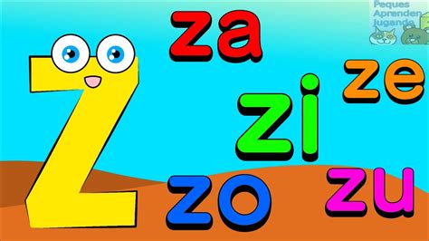 Palabras con Z para niños Sílabas ZA ZE ZI ZO ZU Video de Peques