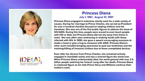 Women History Month Spotlight Princess Diana St Marys College Of