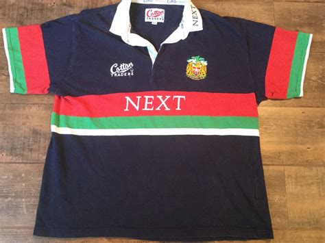 Classic Rugby Shirts 1997 Leicester Tigers Vintage Retro Old Jersey
