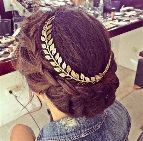 Greek Goddess Hairgreek Crownwaterfall Crown Braid Greek Styleamazing Headband Hairstyles