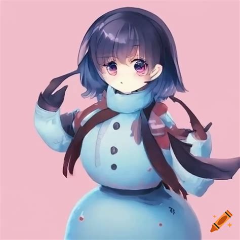 Cute Anime Snowman On Craiyon