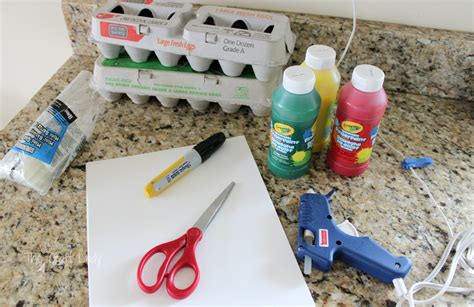 Egg Carton Flower Craft And Painting Activity The Crazy