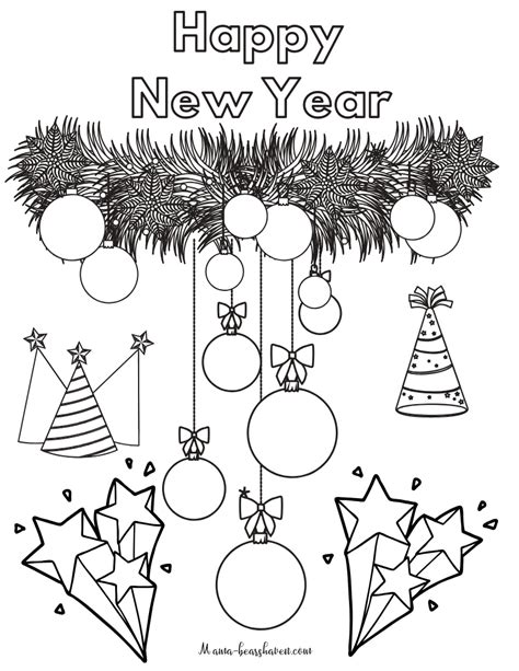 New Years Printables Printable Word Searches