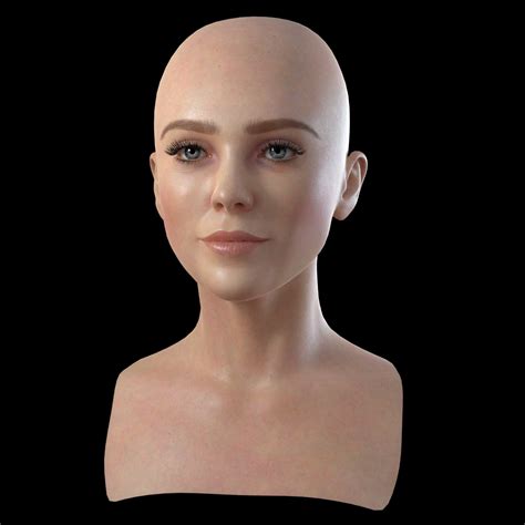 head woman 3 3d model