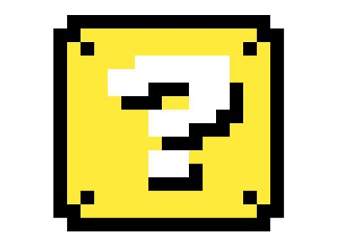 Mario Ground Block Pixel Art