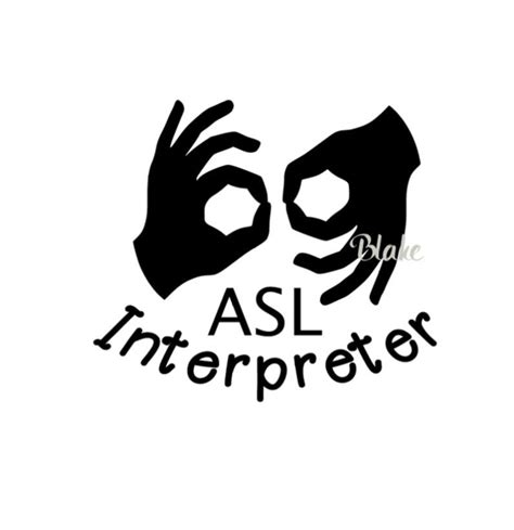 Asl Interpreter Svg Sign Language Svg American Sign Language Etsy Asl Interpreter Sign