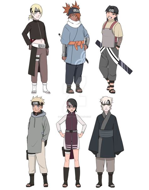 Boruto Character Remake By Radrabbiitt Anime Naruto Personagens De