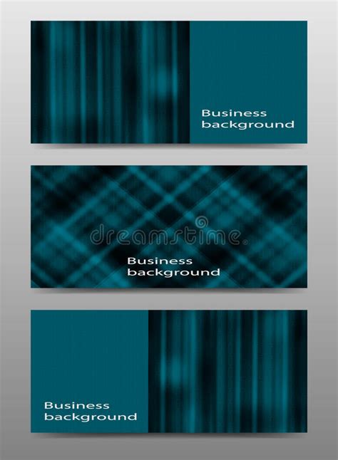 Color Abstract Business Banner Backgrounds Stock Vector Illustration