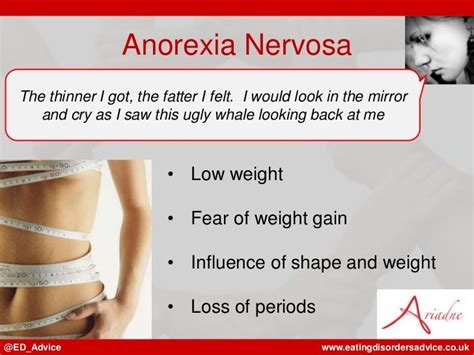 Anorexia Warning Signs