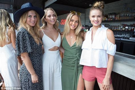 Tully Smyth And Rebecca Harding Stun At Tides Took Me Summer Launch Daily Mail Online