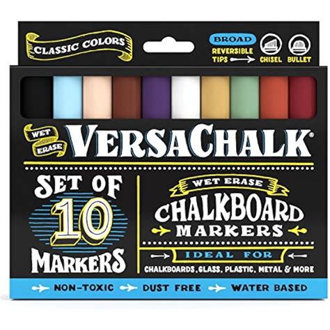 Classic Liquid Chalk Markers For Blackboards By 10 Chalkboard Markers
